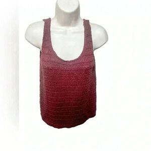 A.N.A Tops | A.N.A. Thick Knitted Crochet Tank Top Medium
